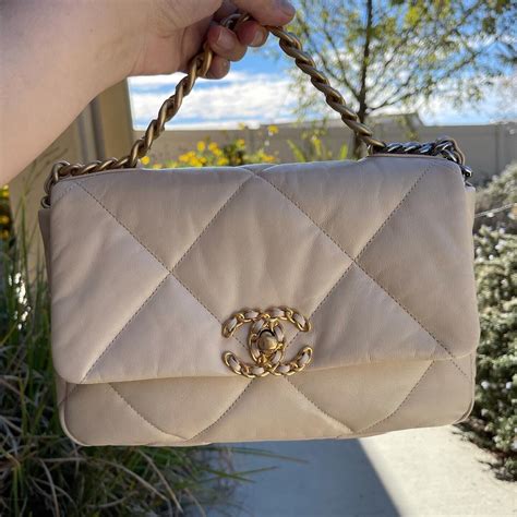 chanel beige small